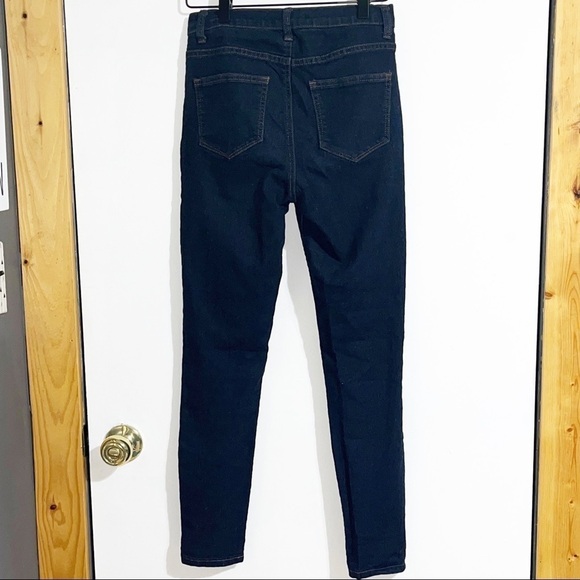 Forever 21 Dark Wash Skinny Jeans - Picture 2 of 3
